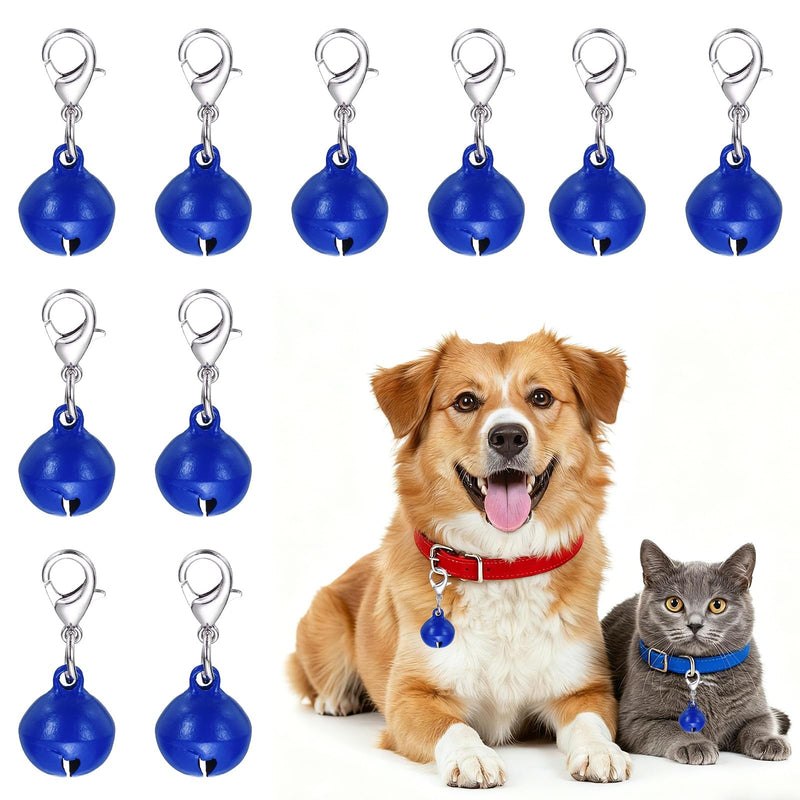 PETAXCELL Cat Bell, Small Matte Pet Copper Bell Collars Charm with Lobster Buckle Loud Crisp Sound Anti-Lost Pendant Accessory