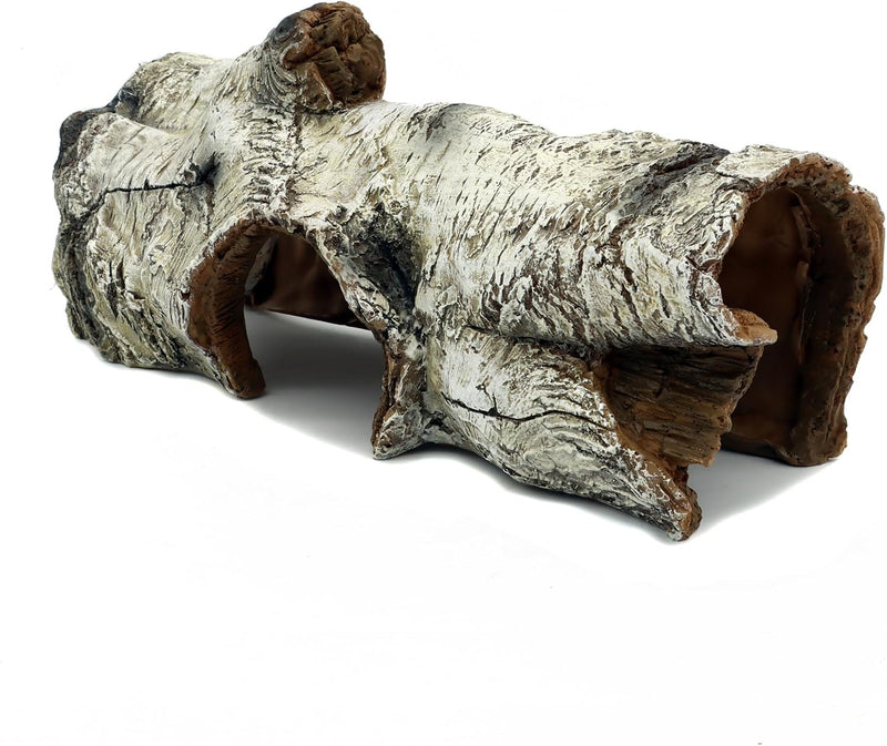 JIHAQUA Aquarium Resin Bark Terrarium Decor, Lizard, Snake or Reptile Hide