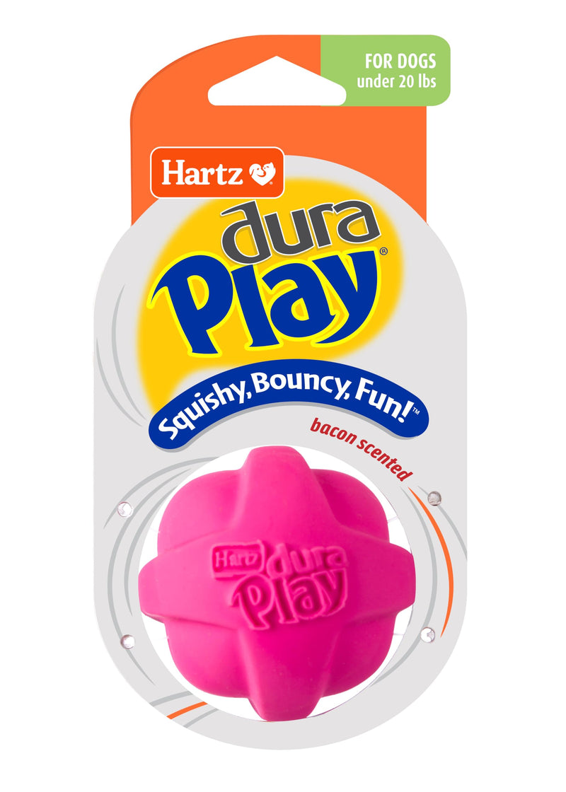Hartz DuraPlay Bacon Scented Dog Toys, Small (Assorted Color)