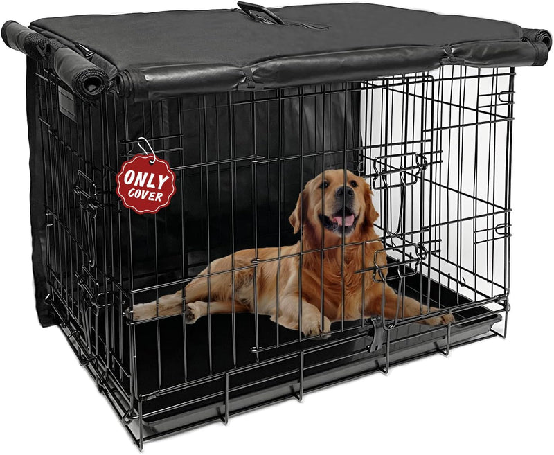 Dog Crate Cover 48 Inch Waterproof 600D Oxford with 1-3 Doors