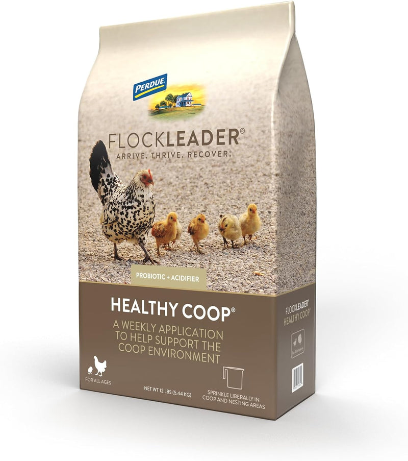 FlockLeader Healthy Coop, Odor & Moisture Neutralizer for Chicken Coop,12lb
