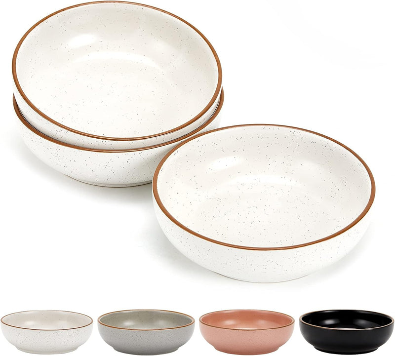 Ceramic Cat Bowls, Howise Pet Bowl Cat Dishes for Food and Water, 5.3 in Cat Food Dish 3 Pack Cat Food Bowls Set Small D
