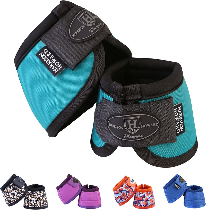 Harrison Howard No-Turn Bell Boots, Protect from Overreach & Interference