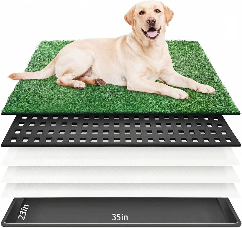 Dog Grass Pad with Tray 35
