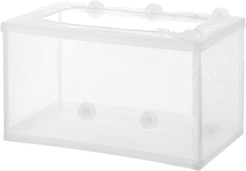 Fish Tank Breeder Net, Breeder Box for Fish Tank Simple to Install Fishes Hatchery Isolation Separation Net Plastic Fram