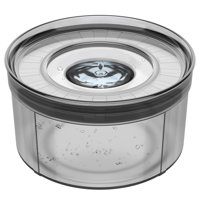 Techphardo 1Gallon No Spill Dog Water Bowl-3.8L Large Capacity, BPA-Free, Anti-Splash & Anti-Digging Design with Non-Slip Base for Messy Drinkers