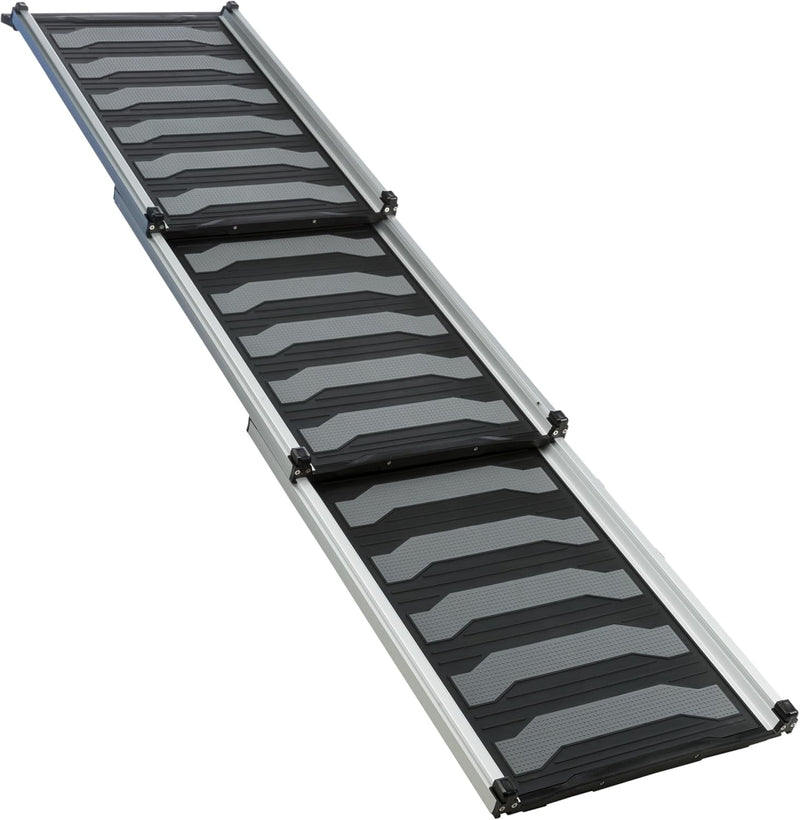 Trixie Telescoping Dog Ramp, Silver/Black