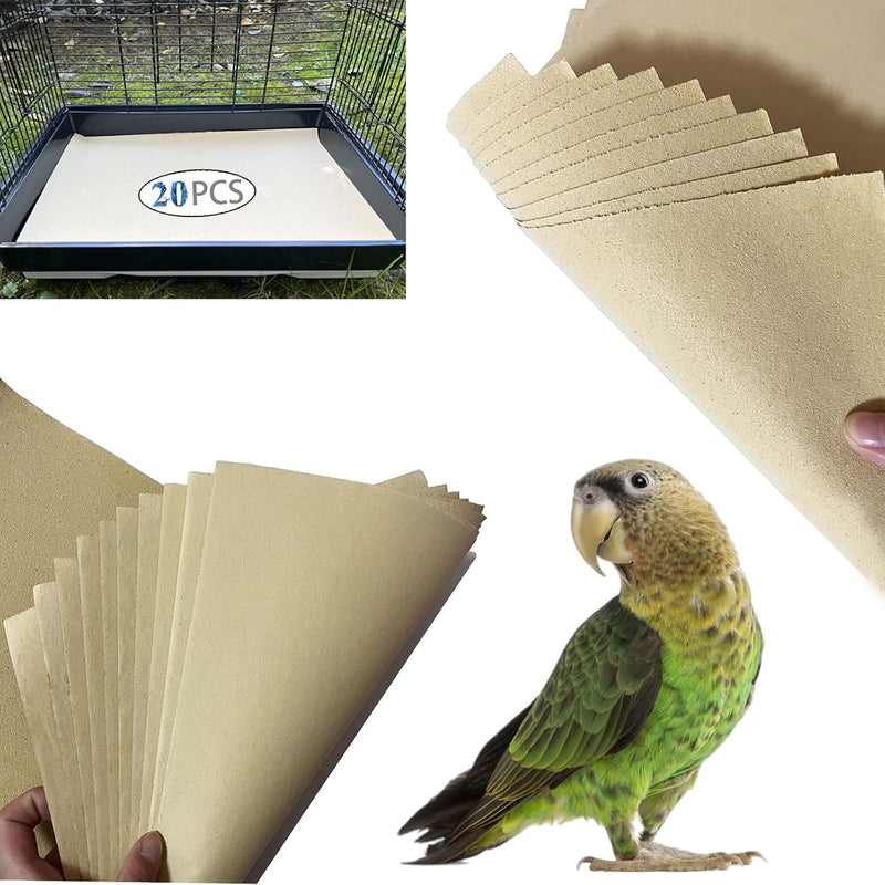 Gravel Paper for Bird Cage,BirdCage Liner Papers Cuttable Gravel Liner Sea Sand Paper Pet Animal Cages Cushion Great for