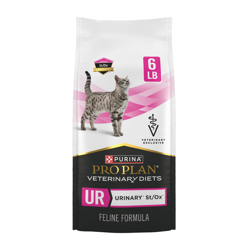 Pro Plan Veterinary Diets Purina UR Urinary St/Ox Feline Formula Dry Cat Food - 6 lb. Bag