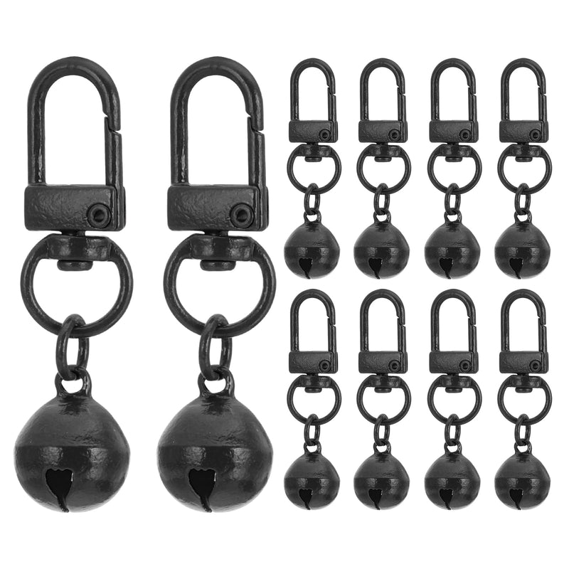 PATIKIL 10 PCS Dog Bell, Cat Bell Small Pet Collar Bells Keychain Cute Bulk Loud Jingle for Dog Collar Charm Pendant