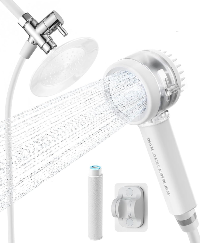 Premium Filtered Dog Shower Attachment,3-Mode Shower Head with Pause Switch