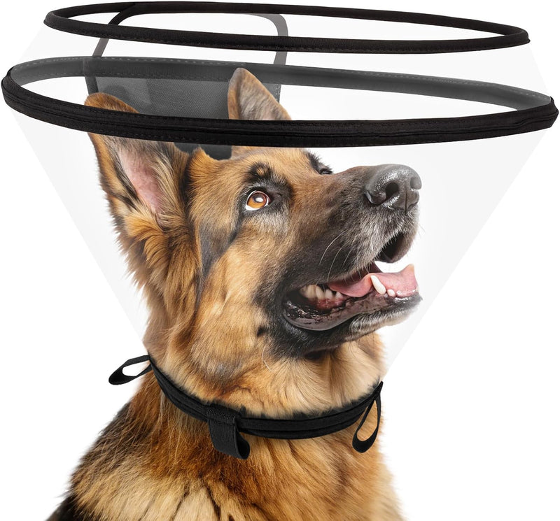 Dog Cone Collar, Extended Dog Recovery Cone to Stop Licking