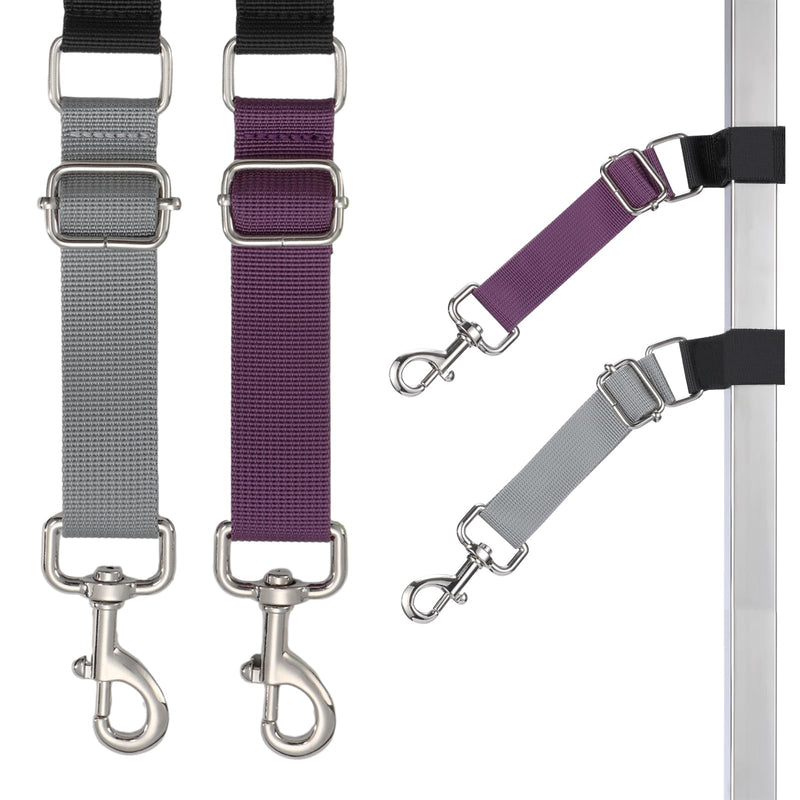 Pet Dog Grooming Arm Accessories - Dogs Loop Pets Grooming Loops Extension Straps 2 PCS Adjustable Secure and Stable Loop Extender Bathing Restraint Leashes for Small Medium & Large Dog