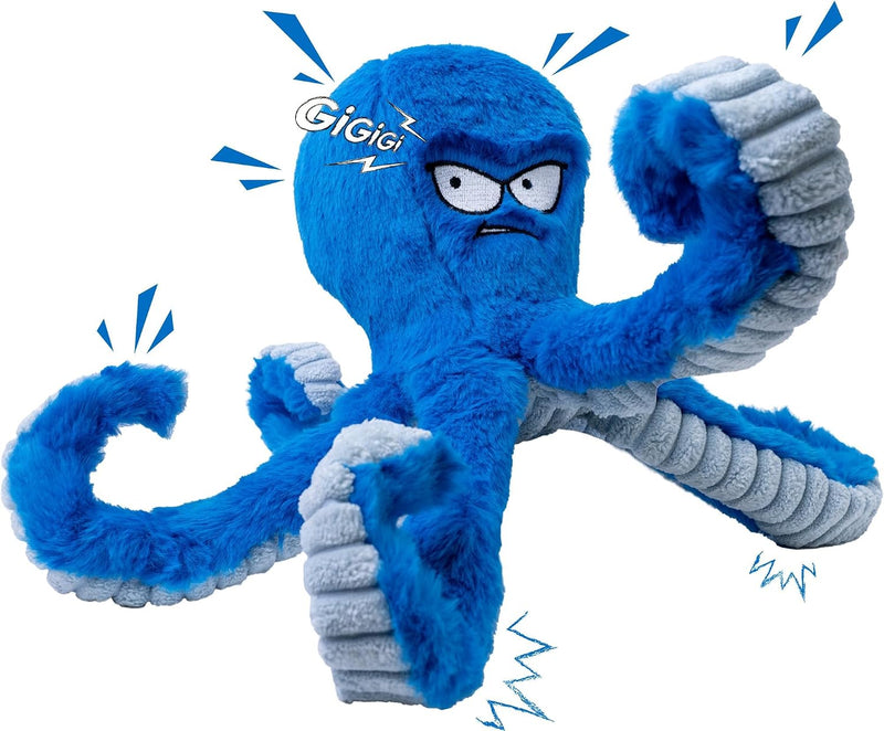LEGEND SANDY Tough Dog Toys, Stuffed Chew Large Dog Toys to Keep Them Busy, Interactive Squeaky Tug of War Doggie Toy, C