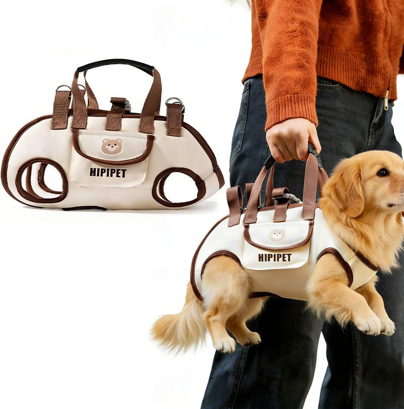Small Dog Sling Carrier - Breathable Puppy Carrier with Pockets & Adjustable Strap, Lightweight Pet Carrier for Small Do