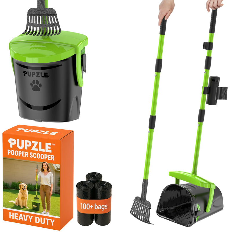 Pupzle Dog Pooper Scooper with Bag Attachment, 40