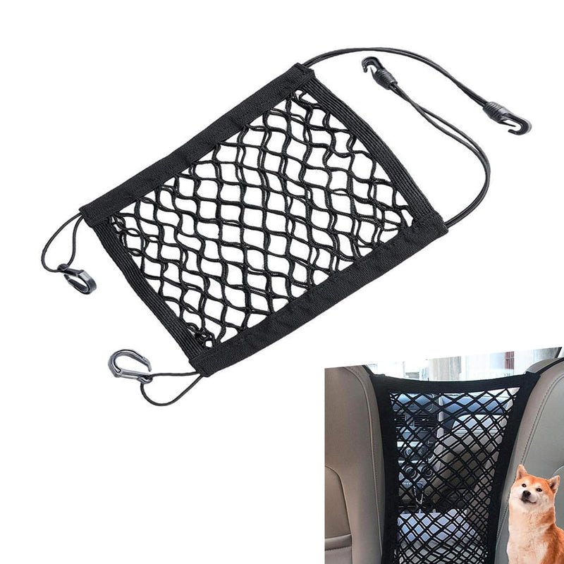 Heyzidu Car Pet Barrier Net, Double-layer Coarse Mesh Partition Between Front Seats, 11.4
