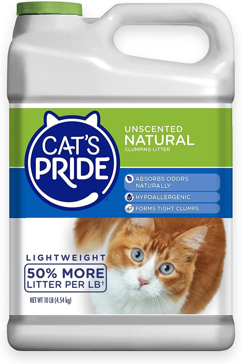 Cat's Pride Natural Lightweight Hypoallergenic Clumping Litter 10lb
