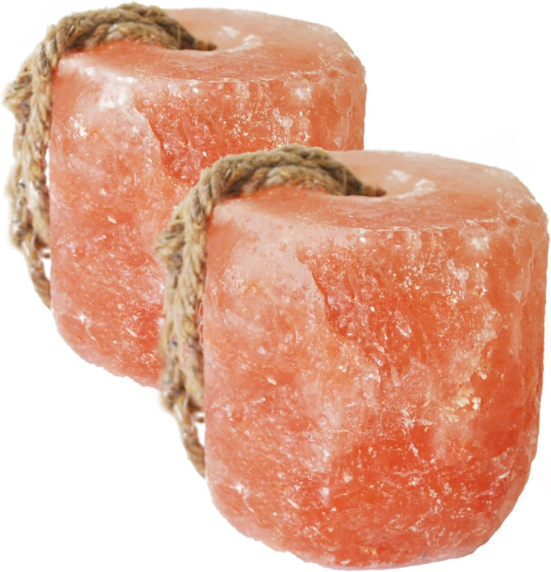 Himalayan Pink Salt Lick, Animal Licking Salt Mineral Rock (2PCS)