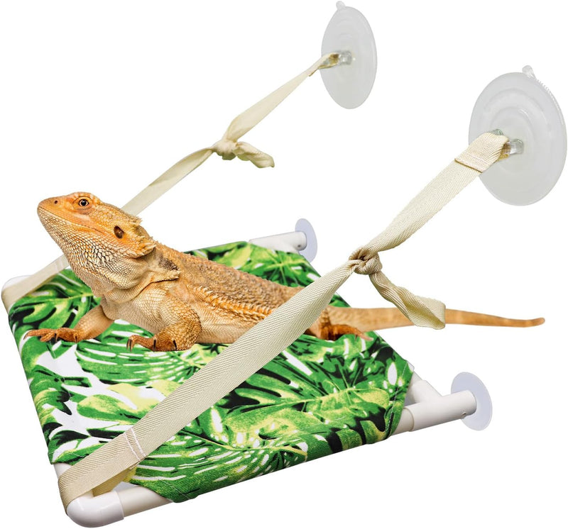 Bearded Dragon Window Perch, Lizard Window Hammock, Reptile Bed, Lizard Window Hammock, Reptile Tank Accessories, Suitab