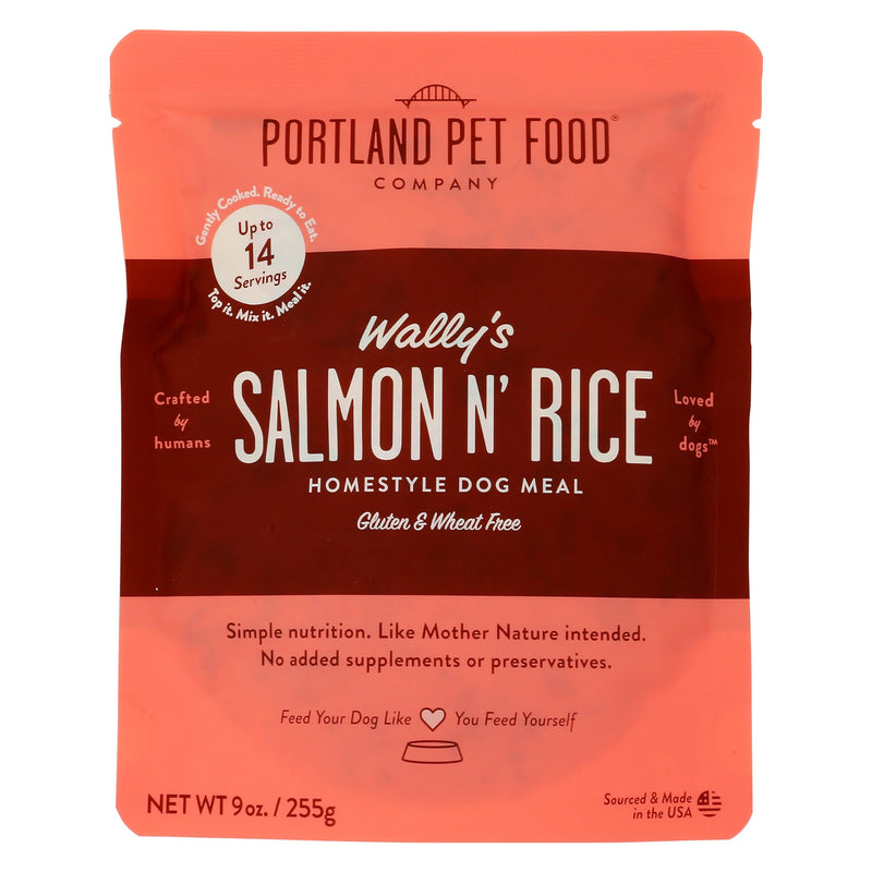 Portland PET Food Company Wally's Salmon N Rice Dog Meal, 9 OZ