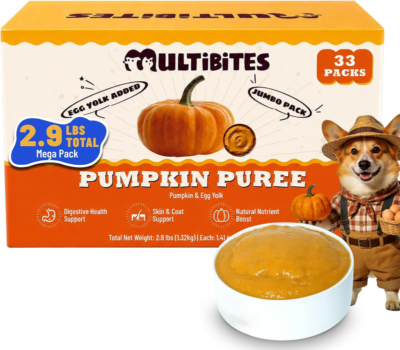 2.9 lbs Pumpkin Puree for Cats and Dogs for Digestive Health