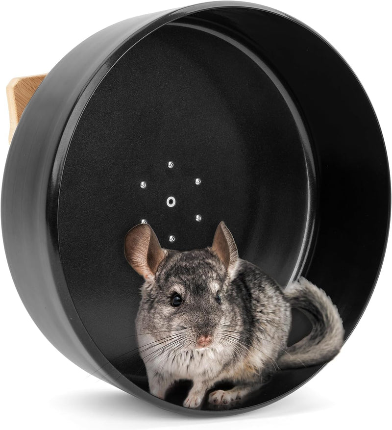 Niteangel 13.8'' Chinchilla Wheel - Quiet & Sturdy Exercise Wheel for Chinchilla or Other Similar-Sized Pets (for Chinch