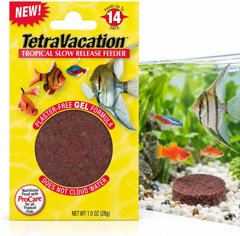 Tetra Vacation Food Slow-Release Feeder Block For Tropical Fish, 1.06 oz