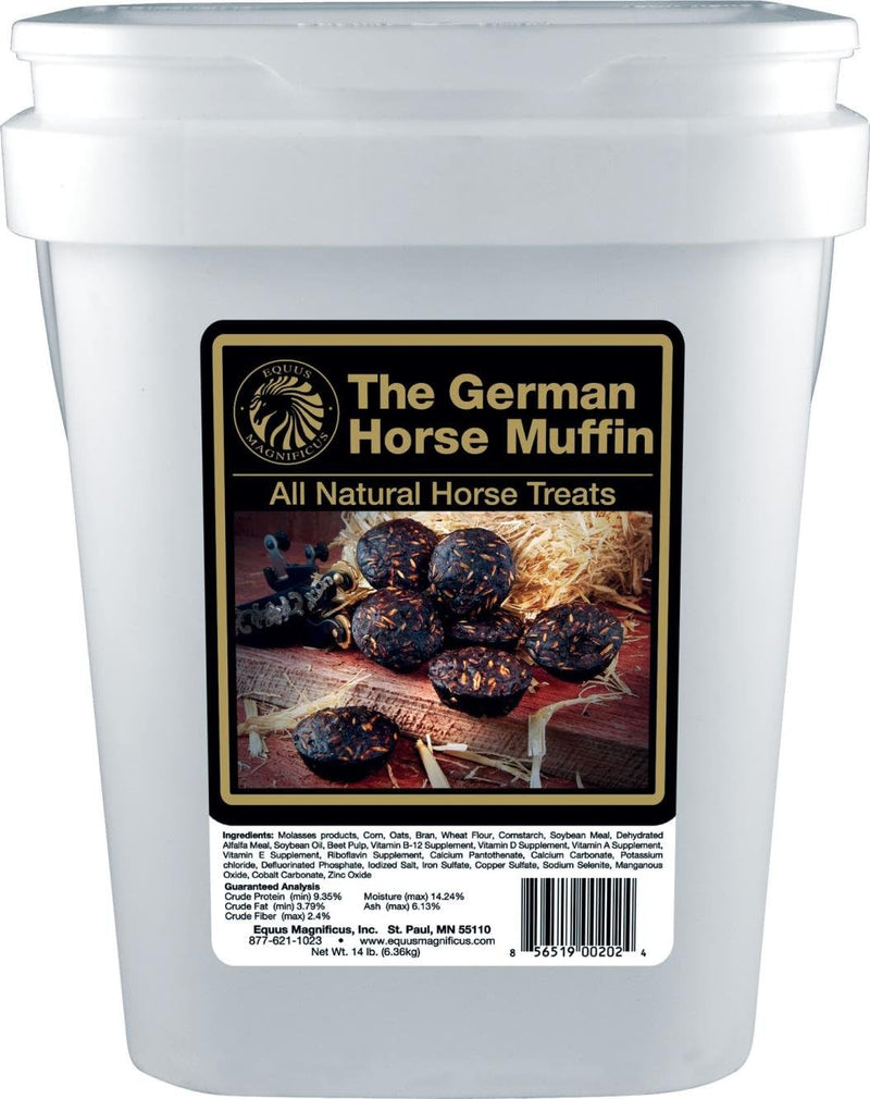 DPD The German Horse Muffin All Natural Horse Treats - 14 Pound Bucket