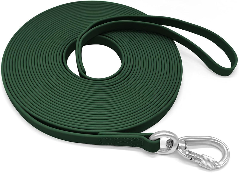 ZALER Long Dog Leash Waterproof Training Leashes 50ft 30ft 20ft 15ft 10ft 6ft, Odor Proof Recall Long Line Lead with Avi