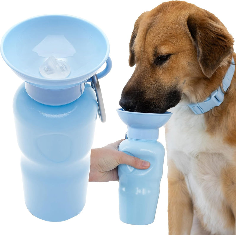 Springland Classic Portable Dog Water Bottle with Built-in Bowl
