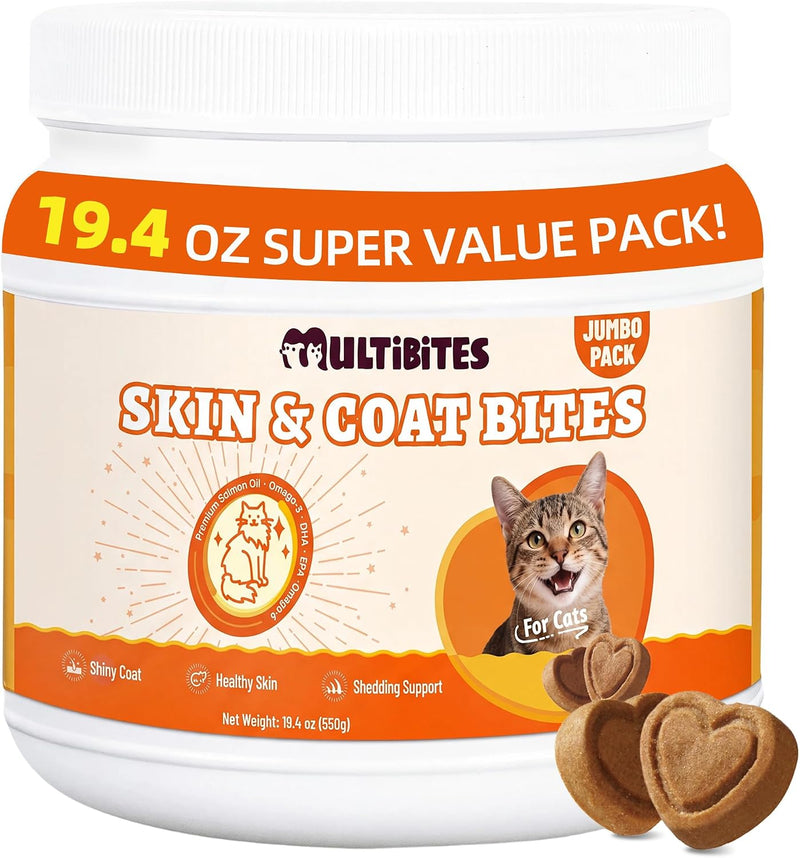 MUITIBITES 19.04 oz Skin & Coat Supplement for Cats, with Omega 3 & Omega 6