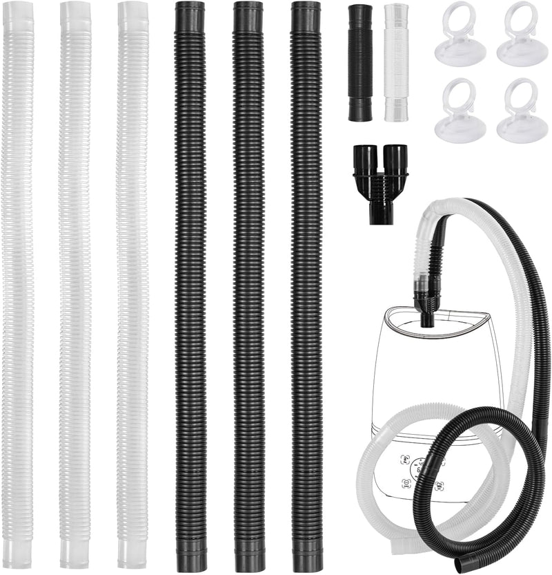 REPTIZOO Reptile Fogger Extension Tube, Humidifier Accessory for Terrarium