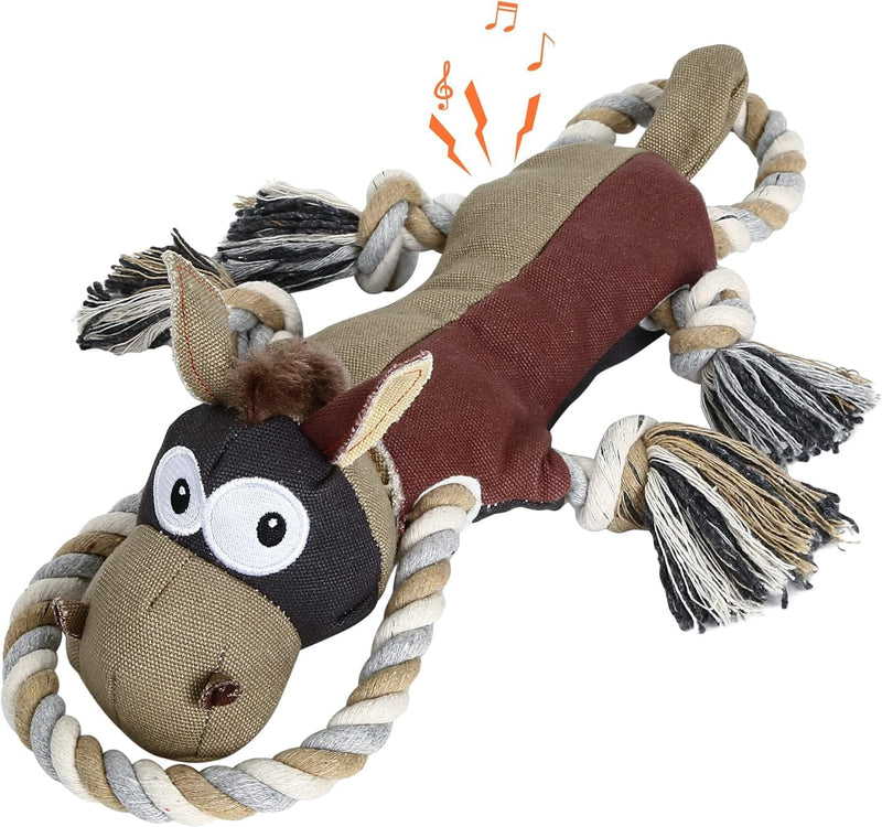 IOKHEIRA Dog Toys for Aggressive Chewers,Tough Indestructible Dog Toys,Squeaky Toys for Large Dogs,Durable Dog Chew Toys