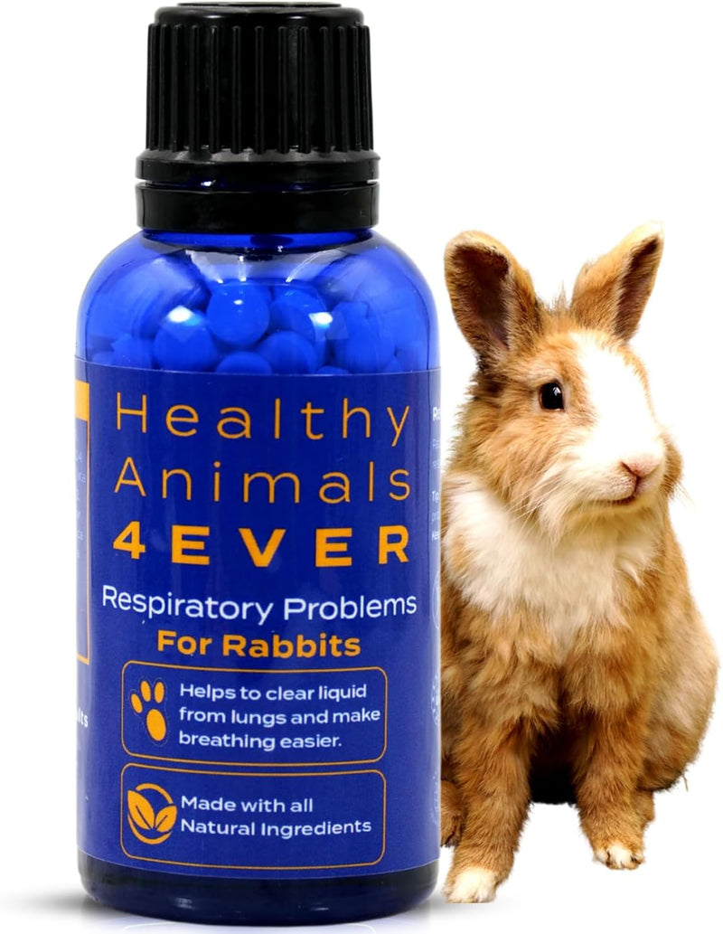 HealthyAnimals4Ever HA4E - Rabbit Respiratory Treatment - Support for Snuffles, URI & Breathing Relief - Preventive Care