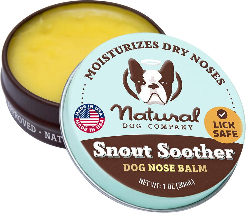 Natural Dog Company Snout Soother Dog Nose Balm – 1 oz Tin
