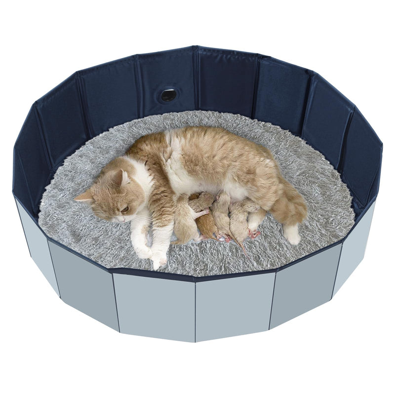 Cat Birthing Box,Whelping Box for Cats,Cat Birthing Nesting Boxs,Whelping Pool,Pet Birth Supplies,Foldable Cates Bath Pool,Convenient Storage, Easy to Clean,Can be Used Indoors or Outdoors