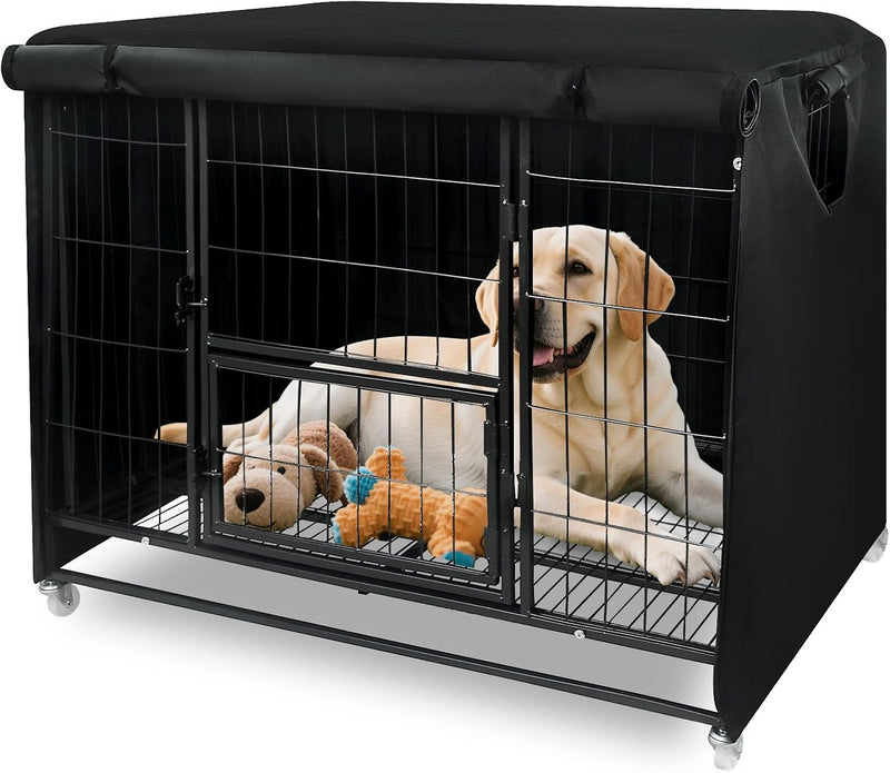 42 Inch Dog Crate Cover for Heavy Duty Dog Cages 900D Oxford (Cover Only)