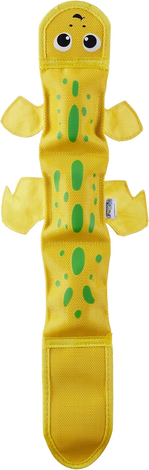 Outward Hound Fire Biterz Lizard Tough Chew Dog Toy, Plush & Squeaky, 24