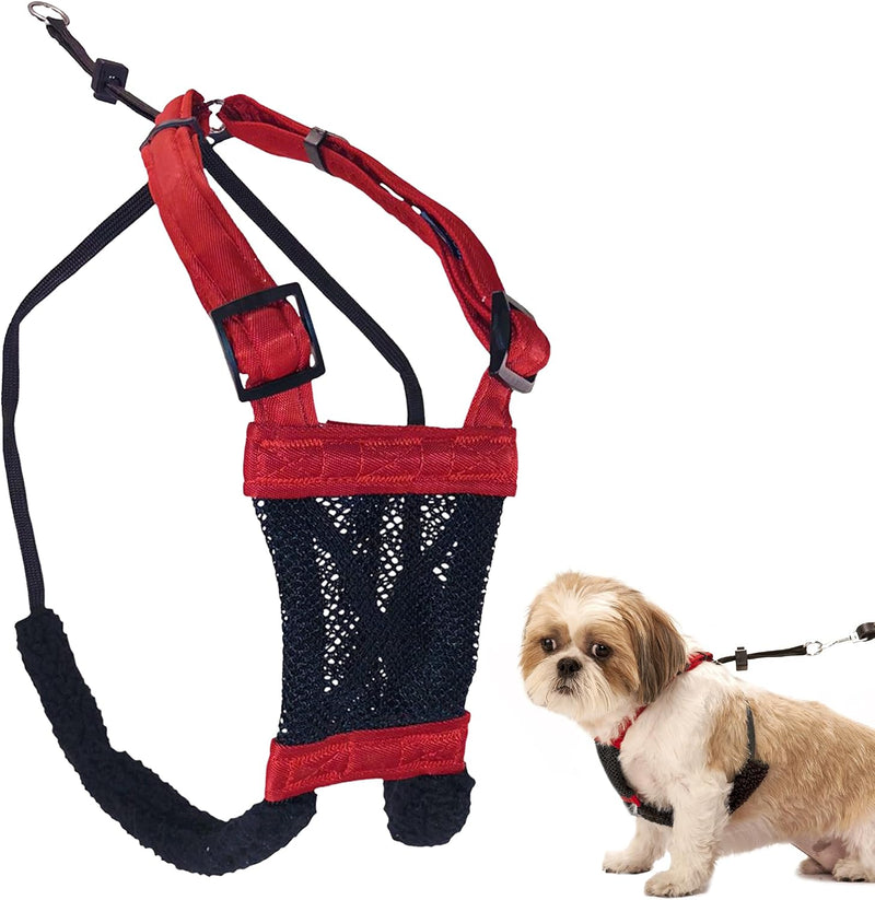 Sporn No Pull Dog Harness, Durable Nylon Mesh Harness for Small Dogs, No Choke Design, Padded Restraint Sleeves, Adjusta
