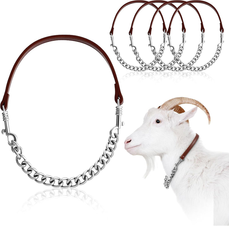 Misdary 1 Pcs Goat Show Collars Adjustable 14