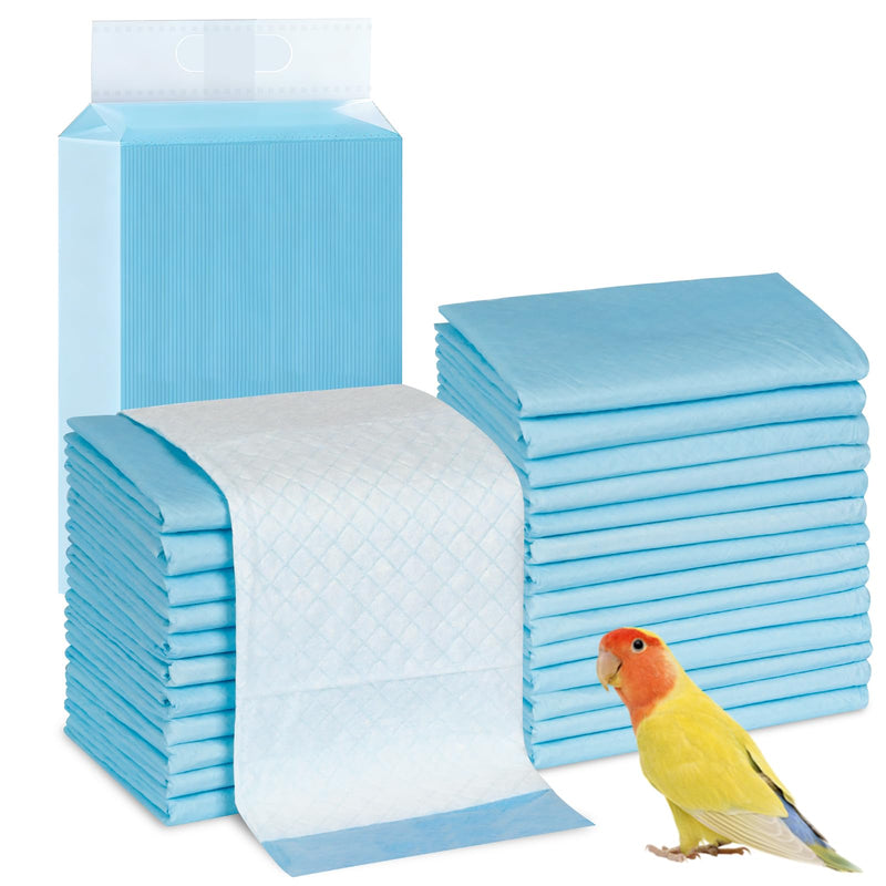 Pawfly 40 Sheets Disposable Bird Cage Liners, 23.6