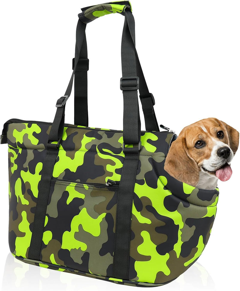 10mm Padded Tote Bag Carrier for Dog Cat Below 15.5lb/7kg