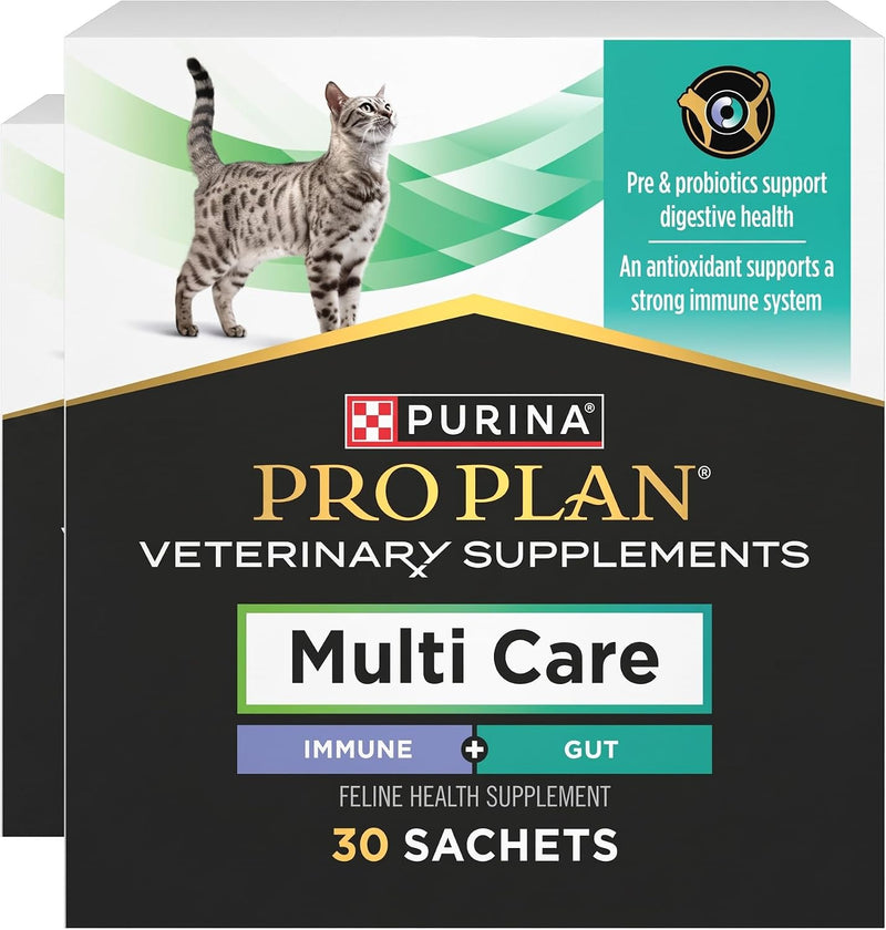 Purina Pro Plan Veterinary Cat Supplements Multi Care Feline Supplement – Digestive Probiotics for Cats – Immune Support
