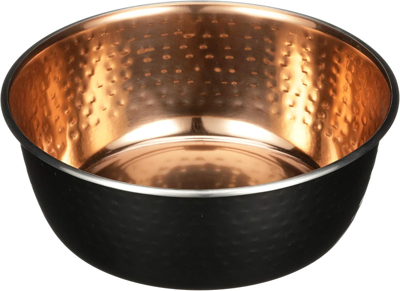 Neater Pet Brands Hammered Decorative Designer Bowls - Luxury Style Premium Dog and Cat Dishes