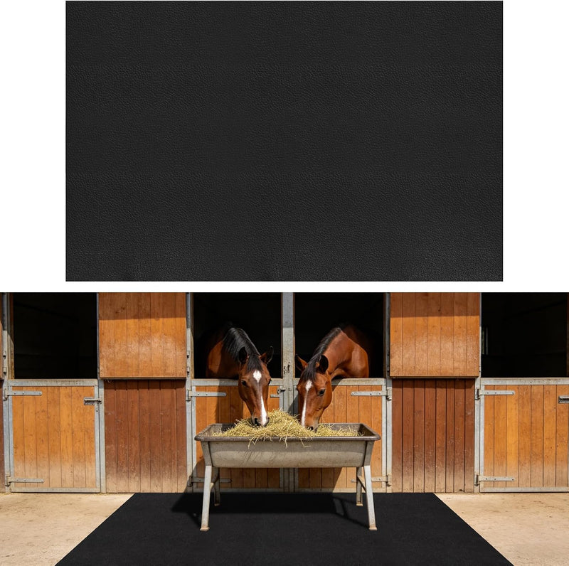4x6 Ft Horse Stall Mat Large Horse Stable Mat Washable Floor Mat for Horses