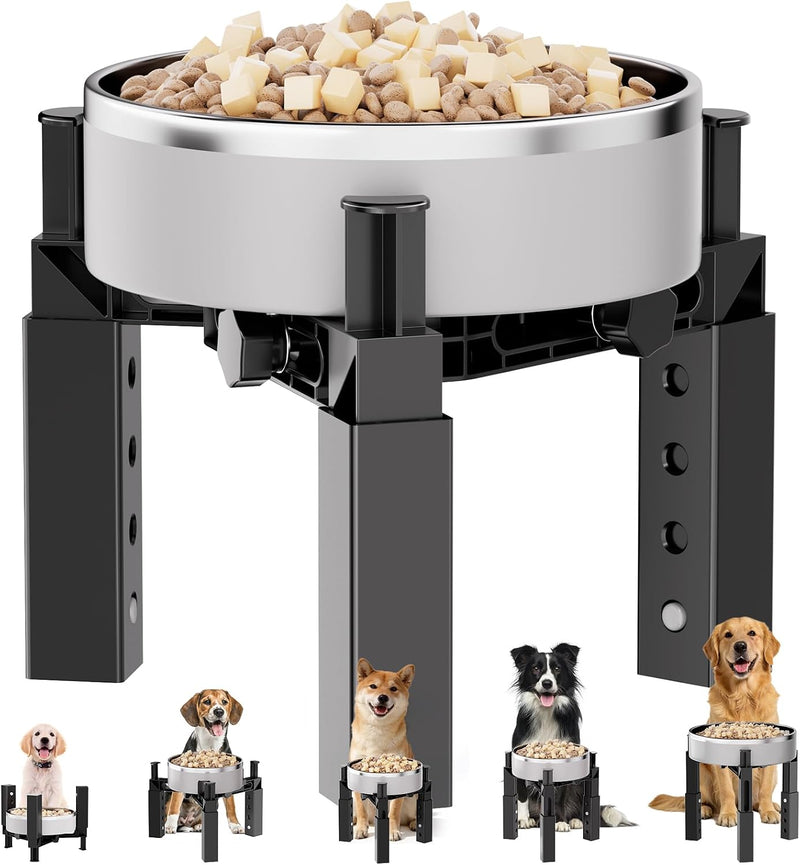 Aystkniet Dog Bowl Stand, Elevated Dog Bowl Holder Raised Dish(Stand Only)
