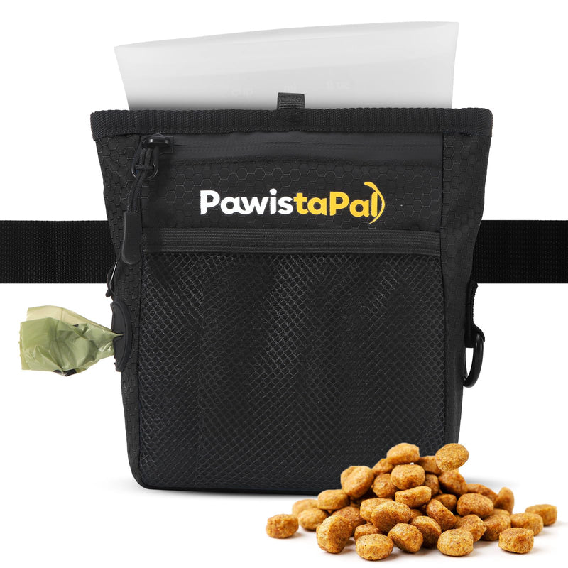 PawistaPal Dog Treat Pouch for Pet Training, One-Hand Magnetic Closure, Hands-Free Treat Bag with Silicone Liner, No Mess No Smell