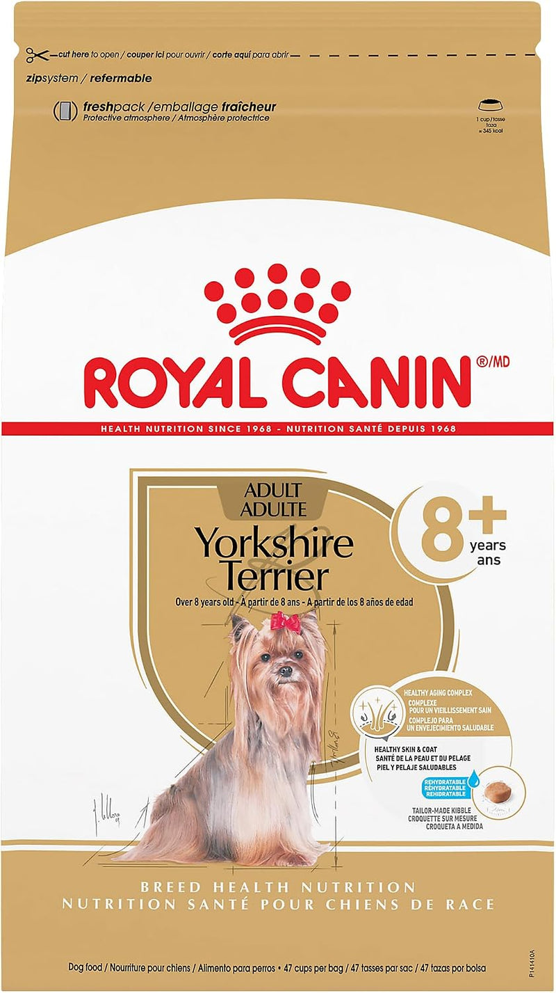 ROYAL CANIN Yorkshire Terrier 8+ Adult Dry Dog Food, 2.5 lb Bag