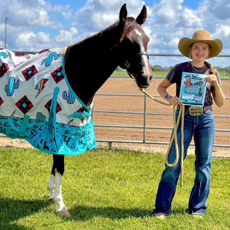 Jeffers 1200D Standard Neck Horse Turnout Blanket, 240G, 81